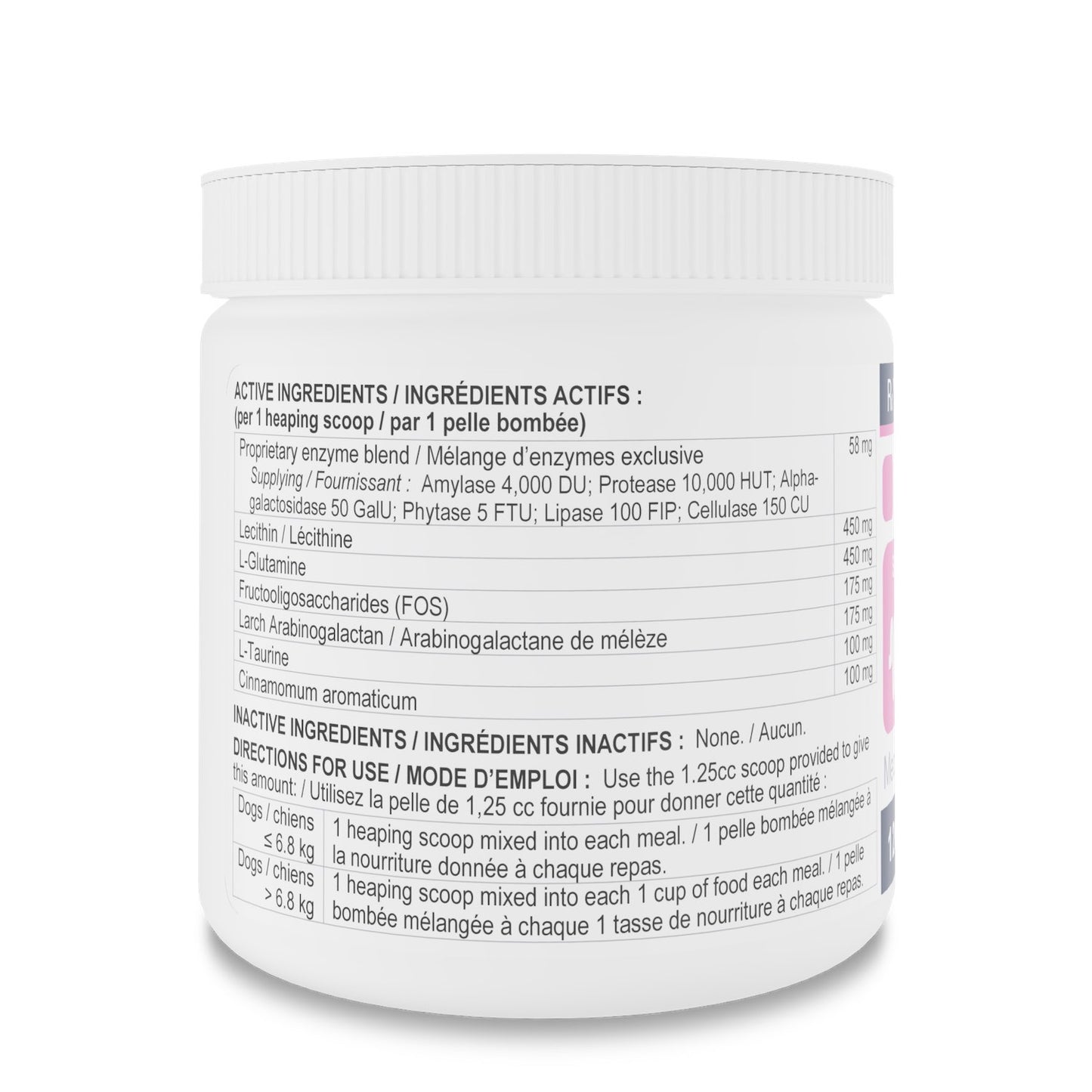 Rx Vitamins Rx Zyme Powder for Cats 120 g Jar - additional product view 2