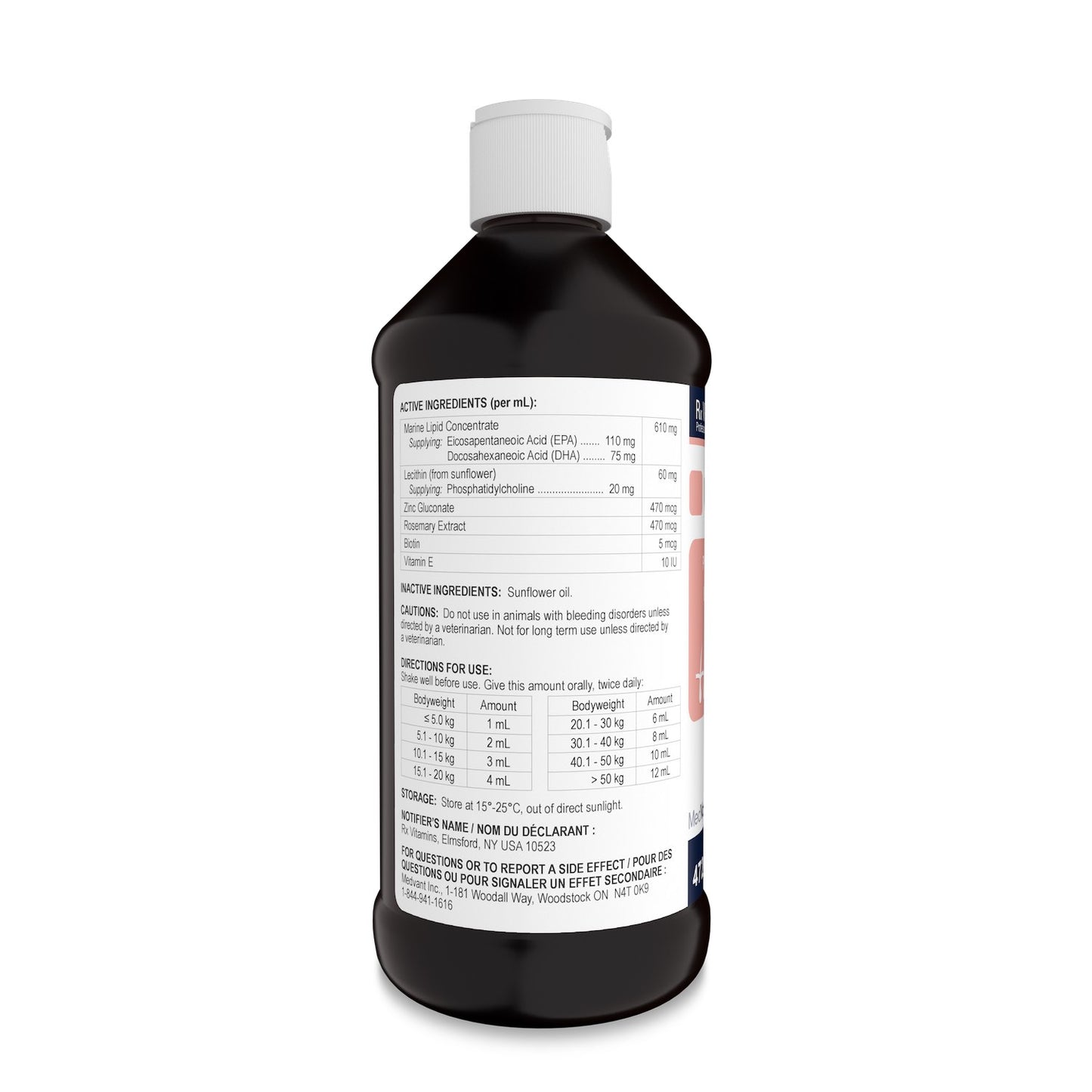 Rx Vitamins Ultra EFA for Cats - 472 mL - product image 2