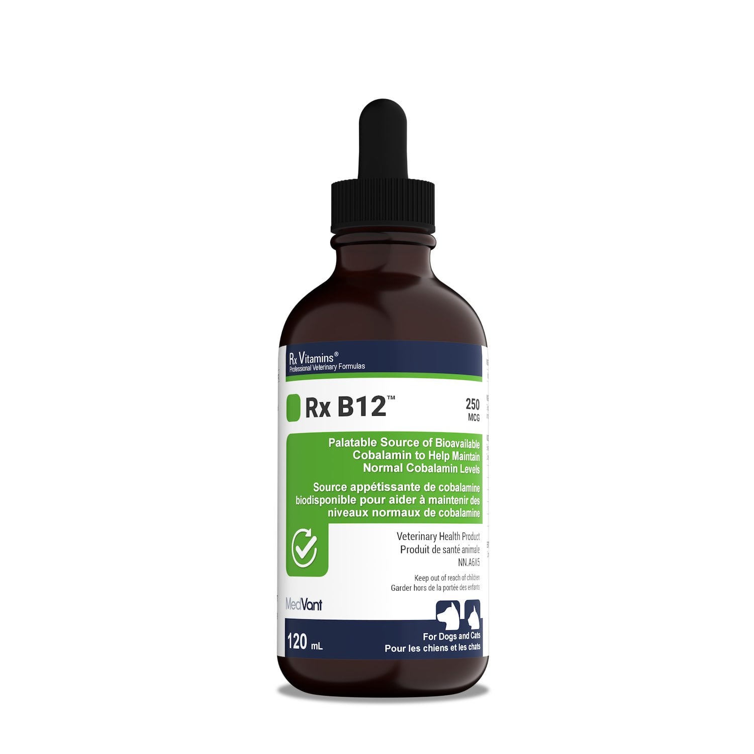 Rx Vitamins Rx B12 for Cats 120 mL Bottle Original