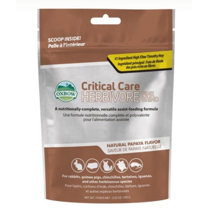 Critical Care Herbivore Fine Grind (Papaya) 100 g Pouch
