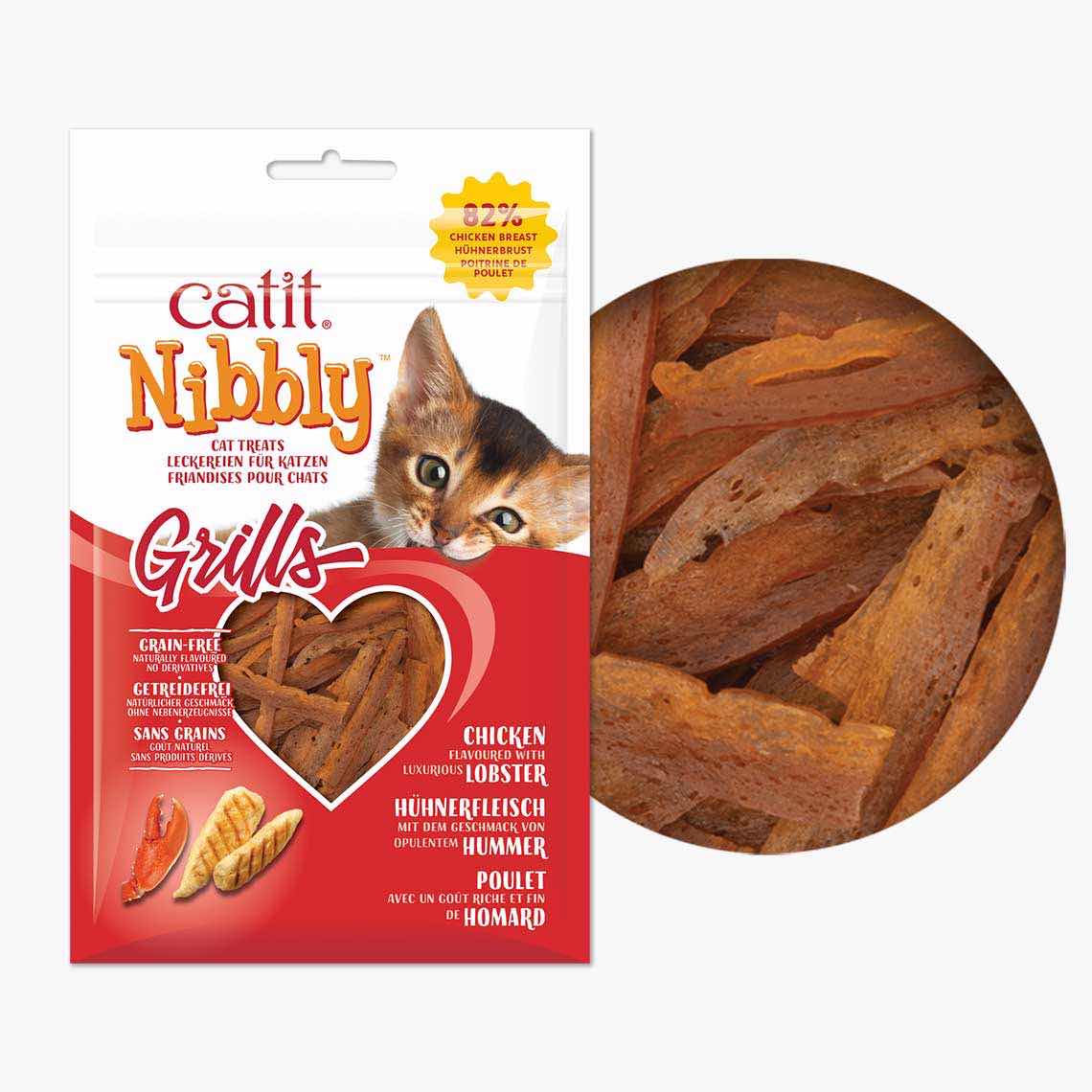 Nibbly Grills Cat Treats - Chicken and Lobster - product image 1