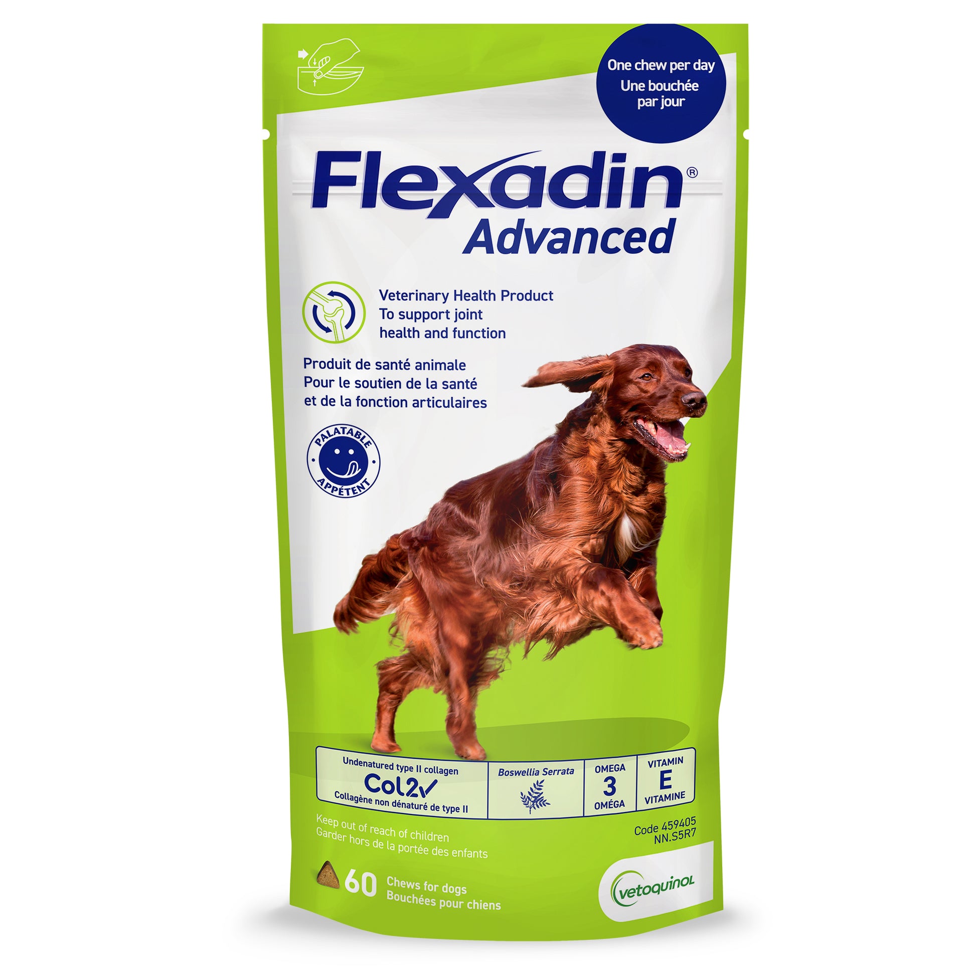 Flexadin Advanced with Boswellia for Dogs (Chicken) 60 Soft Chews
