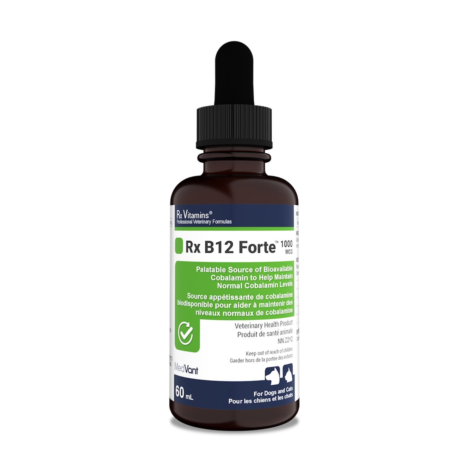 Rx Vitamins Rx B12 60 mL Bottle Forte