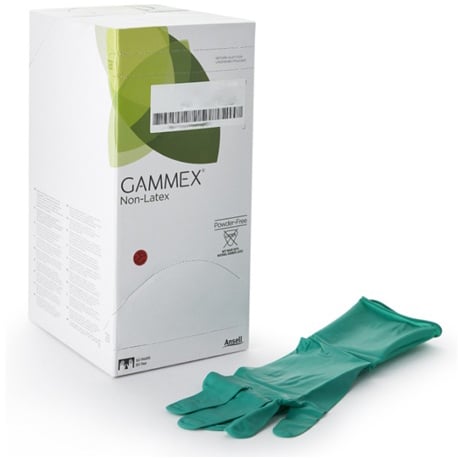 Glove Surgical Neoprene Gammex Powder Free (Green) Box of 50 Pairs