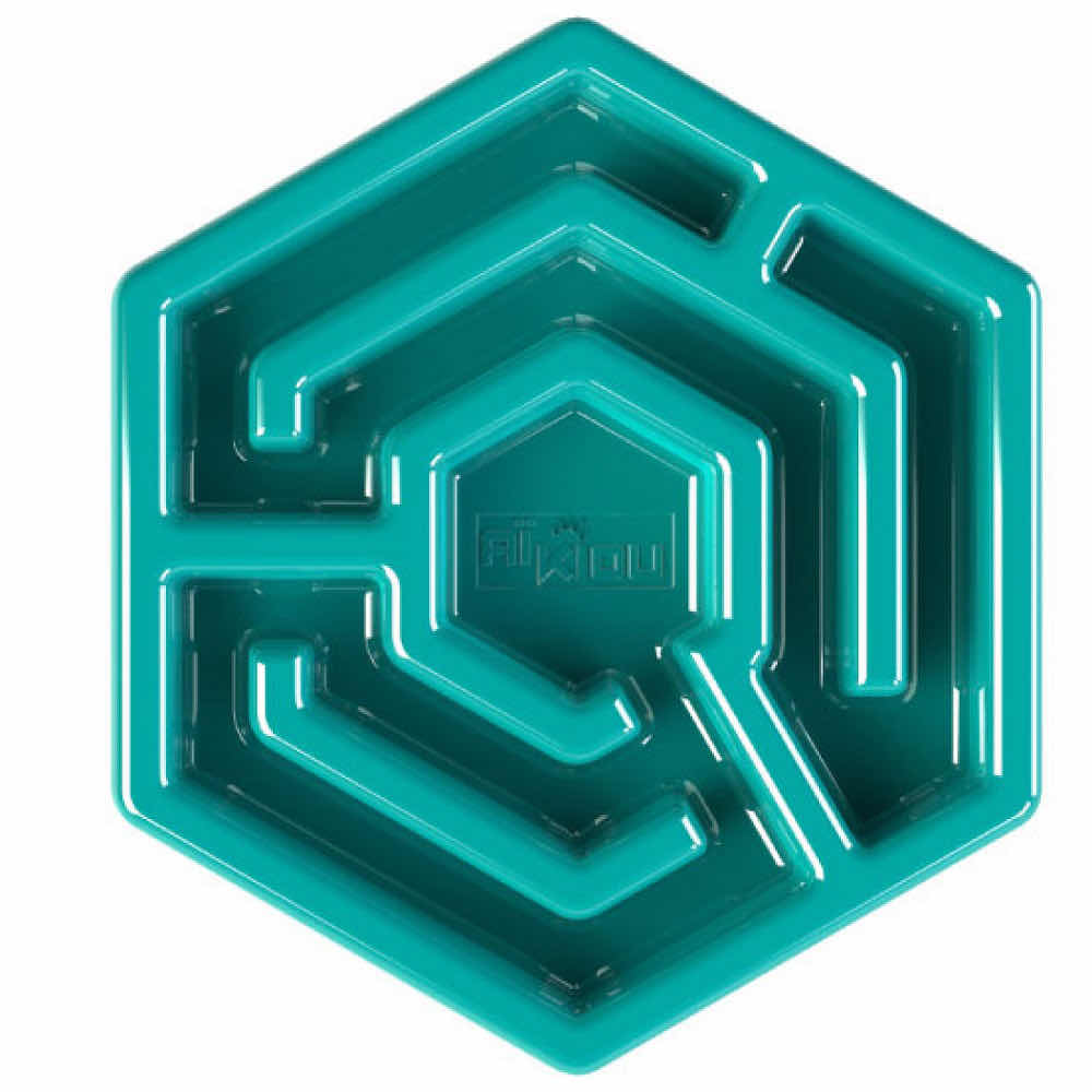 Hexa Slow Feeder for Dogs (Aqua) 1 Unit