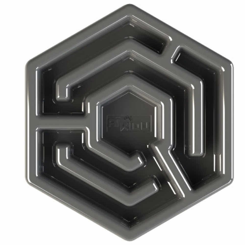 Hexa Slow Feeder for Dogs (Grey) 1 Unit