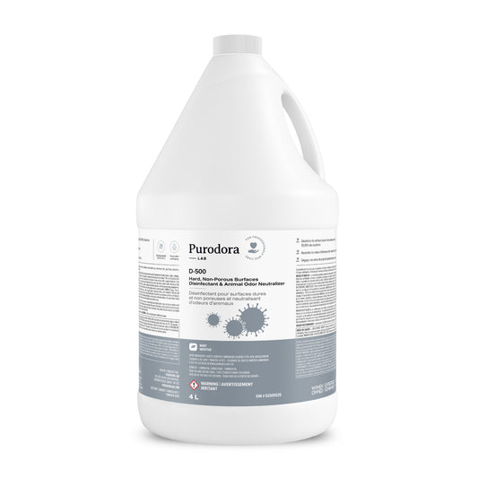 D - 500 Hard Surfaces Disinfectant & Animal Odor Neutralizer 4 L Jug