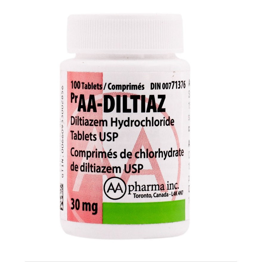 AA - Diltiaz Tablet Bottle of 100 Tablets