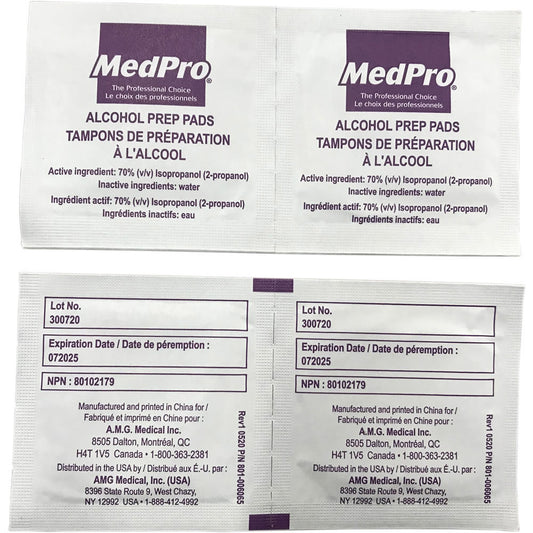 Alcohol Prep Pads 200 Units