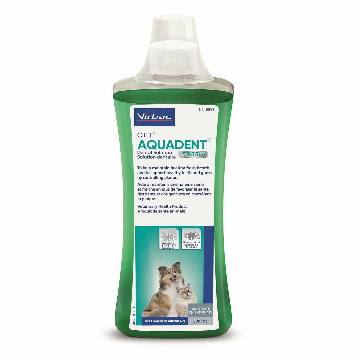 C.E.T.. Aquadent FR3SH for Cats 500 mL Bottle