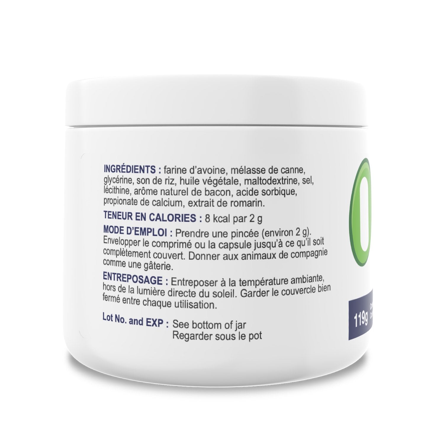 Pill Disguise Pill Paste (Bacon) 119 g Jar - additional product view 2