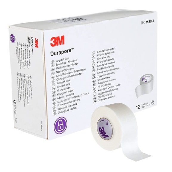 Surgical Tape Durapore 12 x 1 in