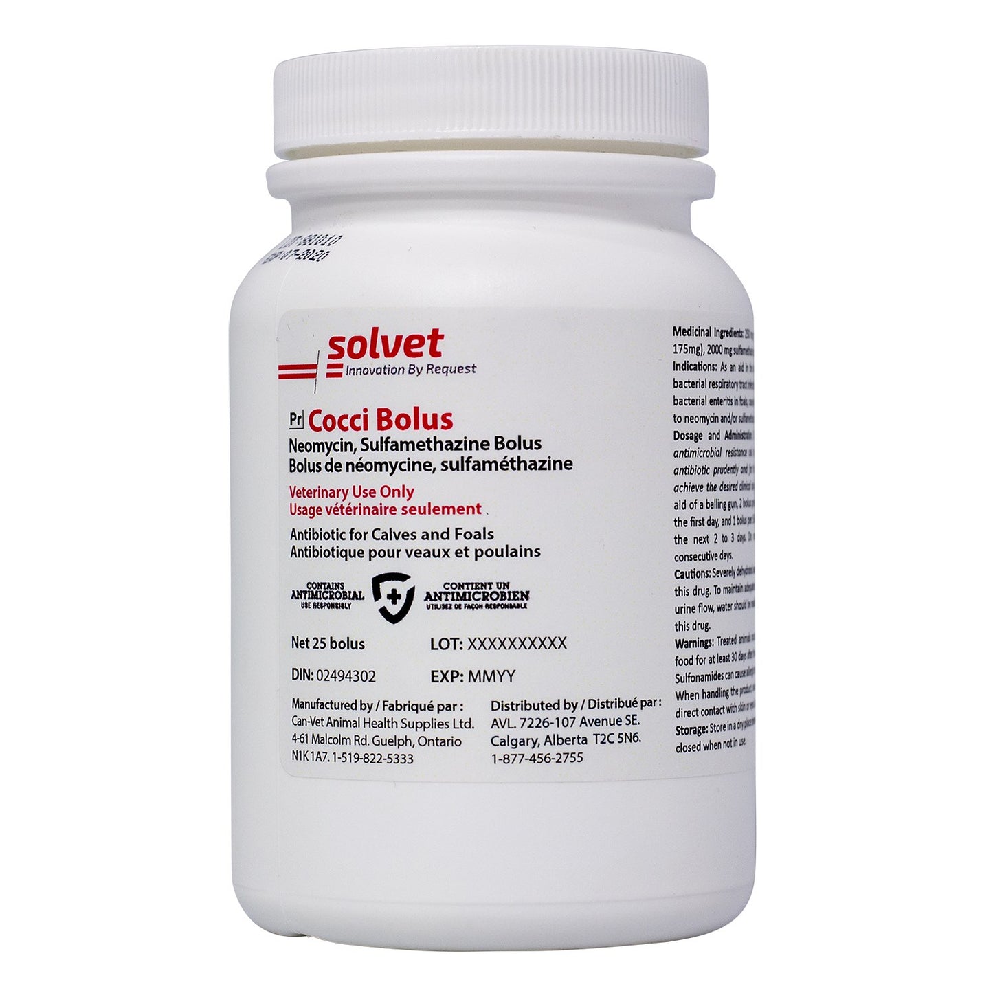 Cocci Bolus Bottle of 25 Bolus