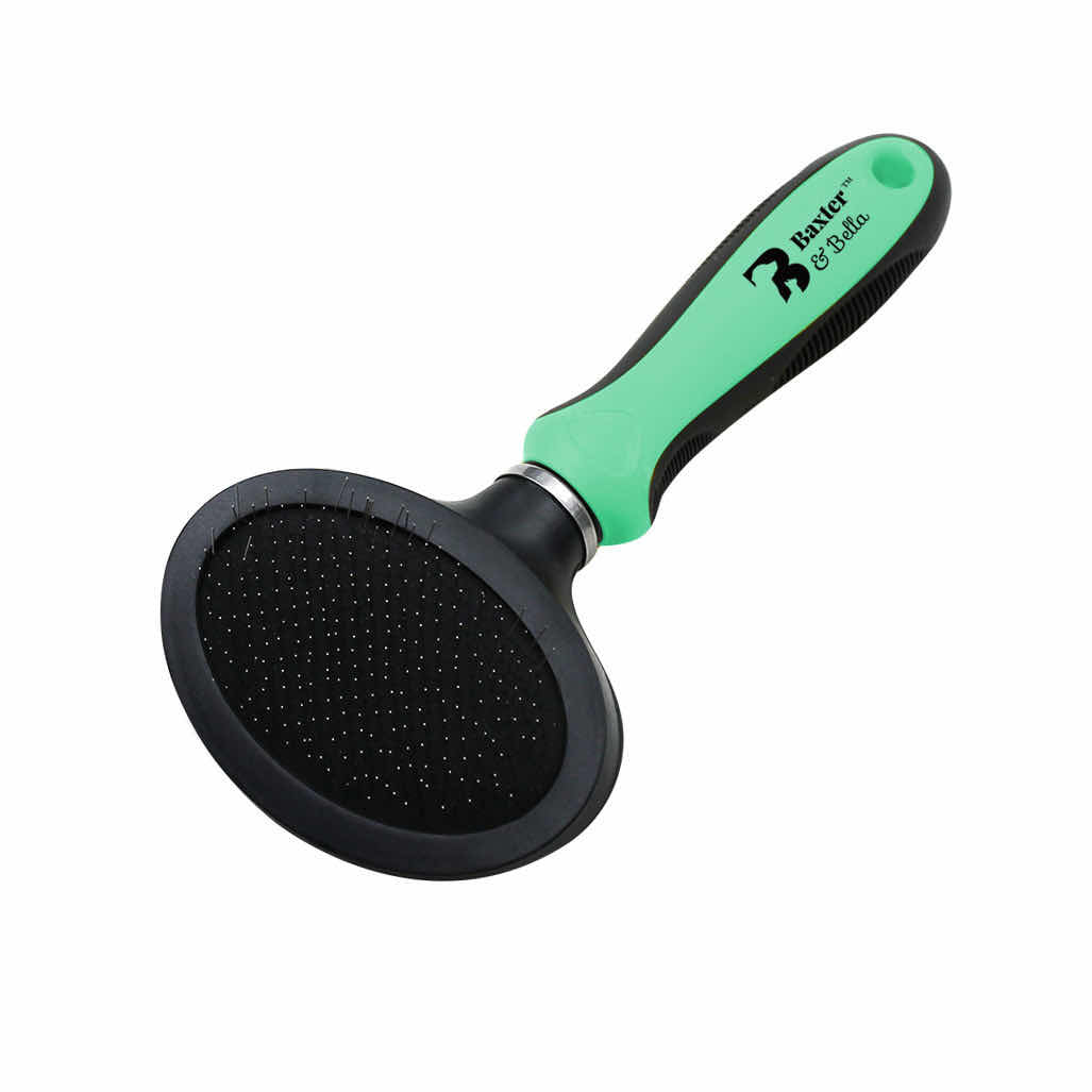 Oval Head Slicker Brush for Cats 1 Unit