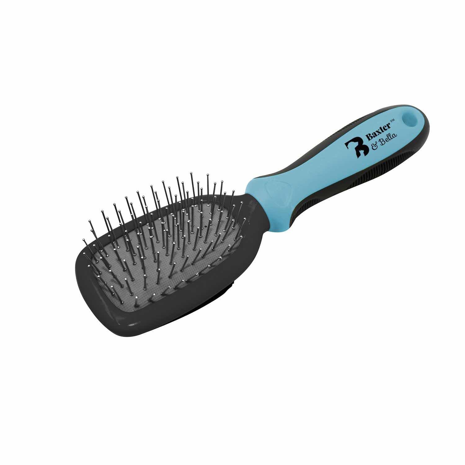 Long Hair Pin Brush for Dogs (Blue) 1 Unit