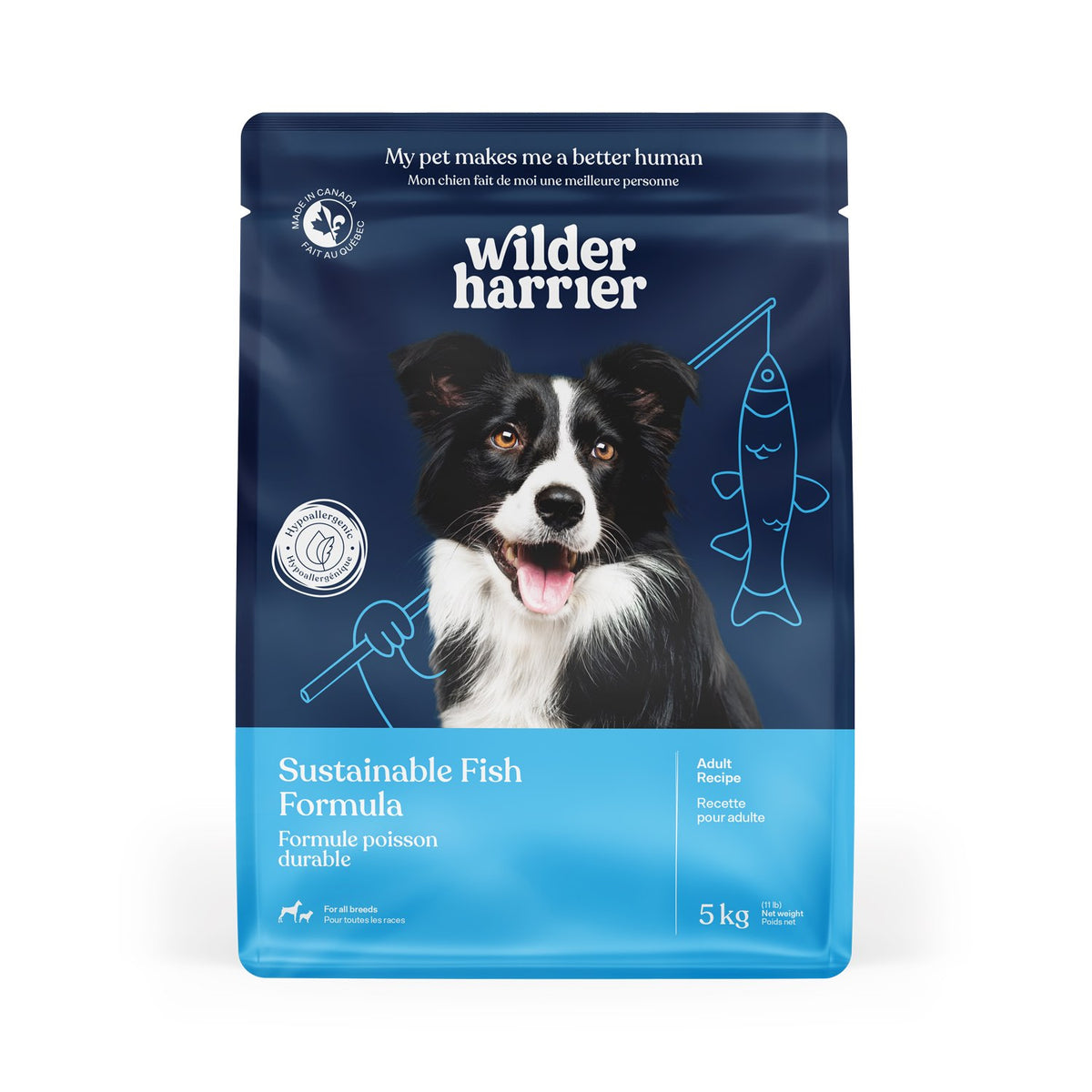 Sustainable Fish Dog Dry Food for Dogs (Asian Carp) 5 kg Bag - Default Title - product image 1