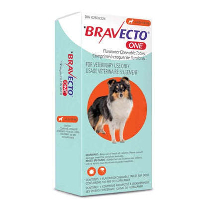 Bravecto ONE Chewable Tablet for Dogs, 4.6 - 10 kg (Orange), 1 Chewable Tablets - product image 2