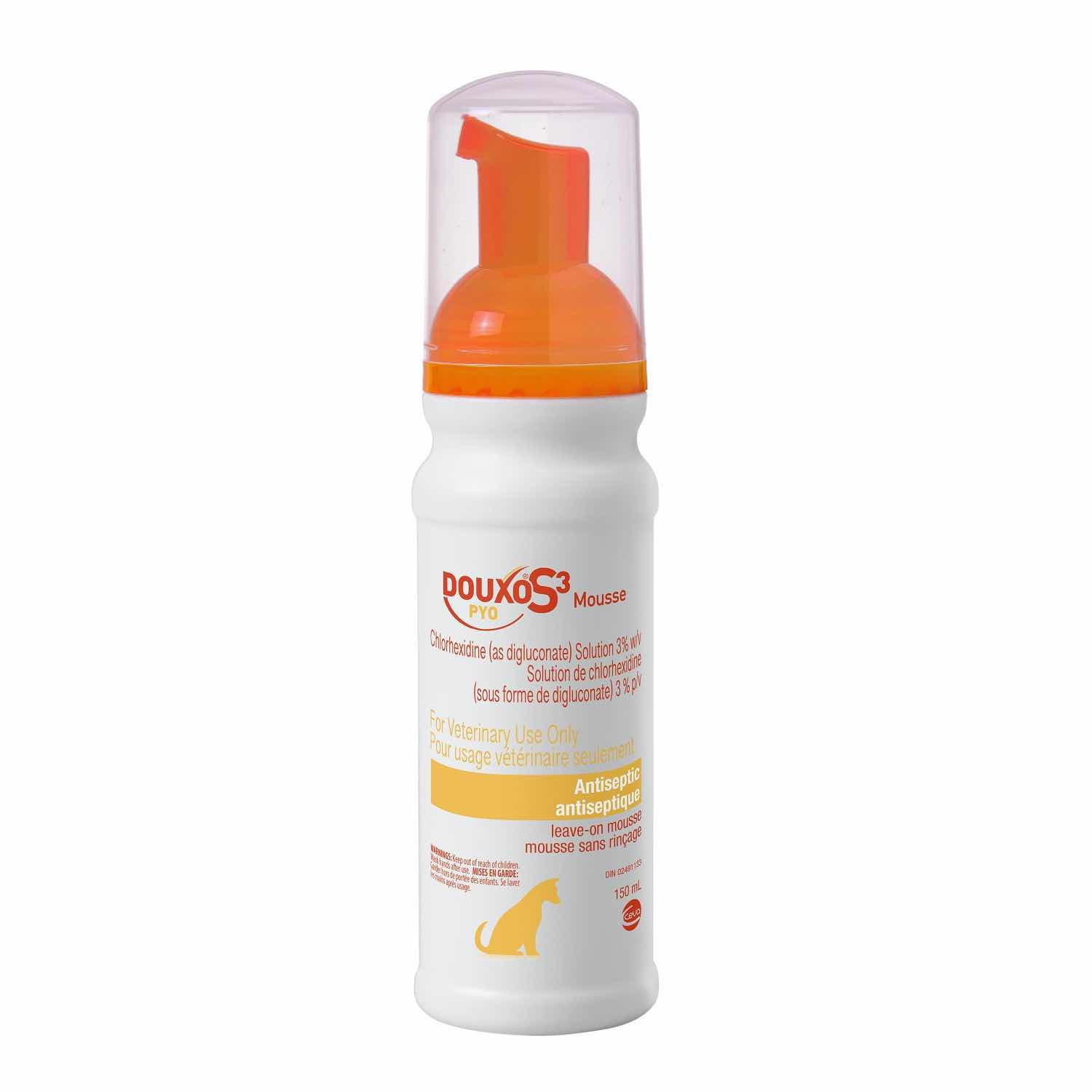DOUXO S3 PYO Mousse for Dogs 150 mL Bottle 3 % W / V