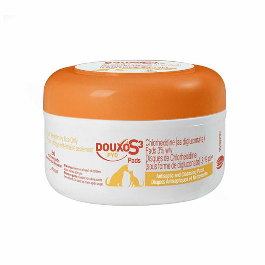 DOUXO S3 PYO Pads for Cats Pack of 30 3 % W / V