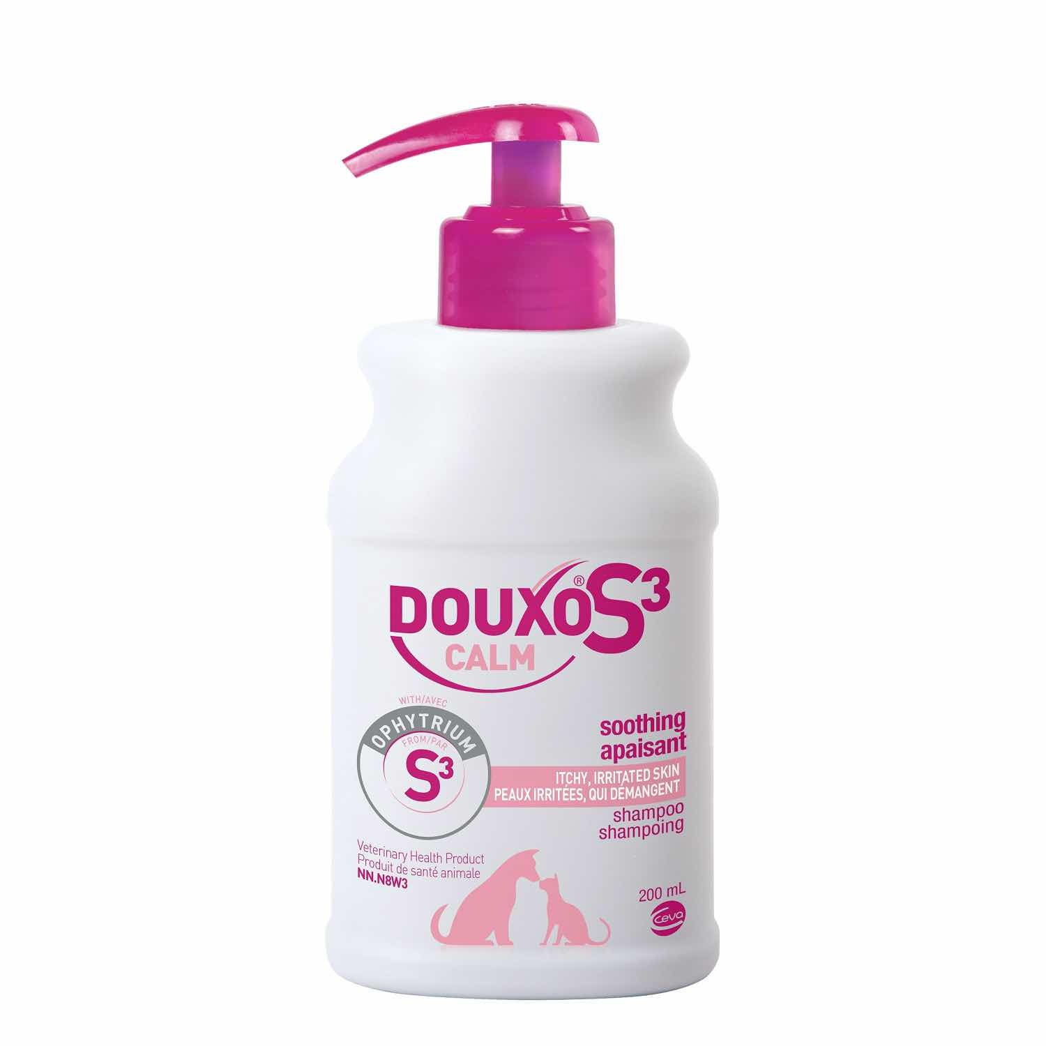 DOUXO S3 Calm Shampoo for Cats 200 mL Bottle 0.75 %