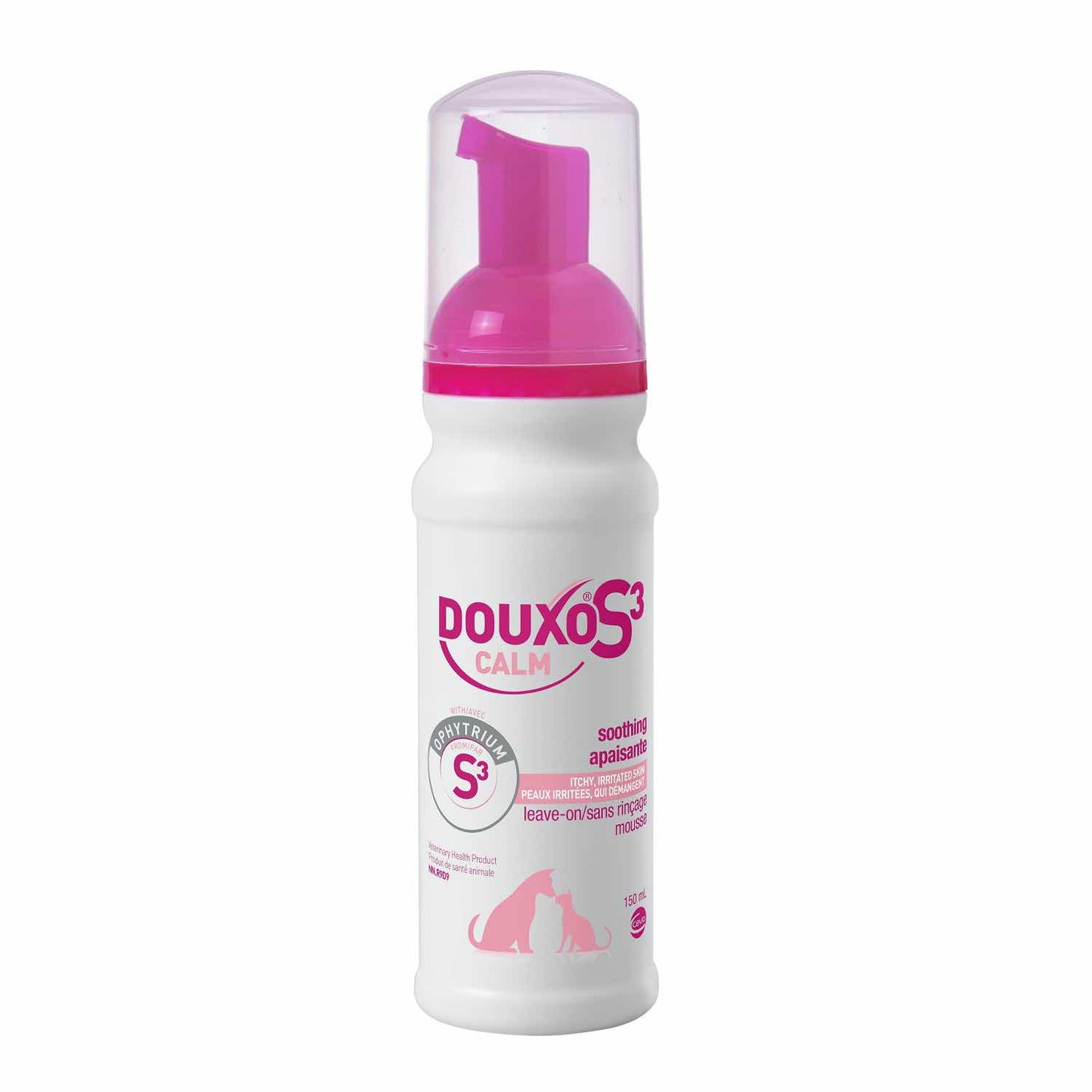 DOUXO S3 Calm Mousse for Cats 150 mL Bottle 0.75 %