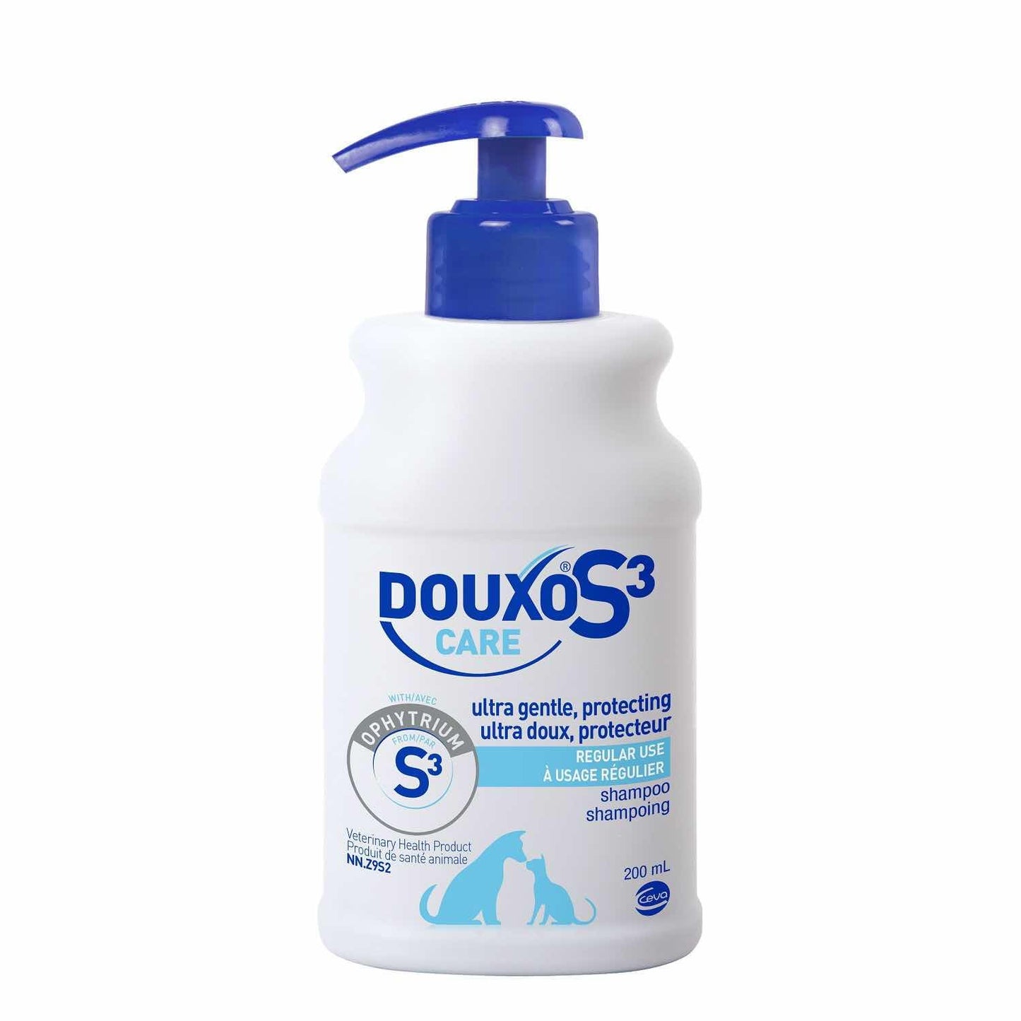 DOUXO S3 Care Shampoo for Cats 200 mL Bottle 0.25 %