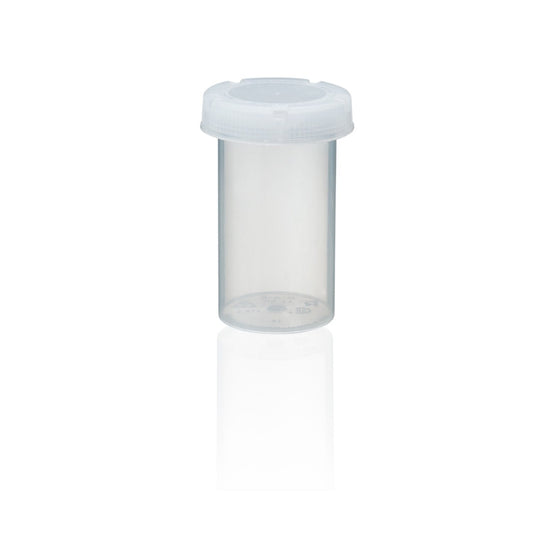 Vial for Pharmaceuticals with Push and Turn Cap Med - A - Safe 315 X 9 Drams, Clear, Box of 315 Vials