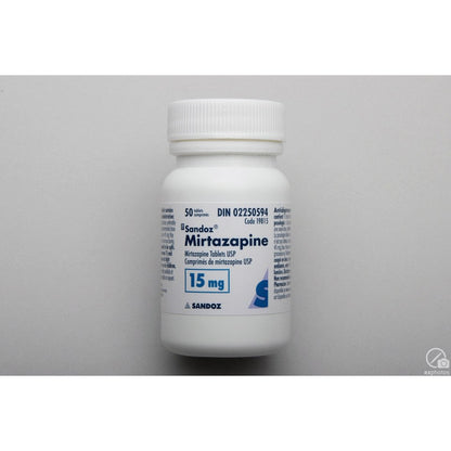 Mirtazapine Tablet 1 Bottle of 50 Tablets