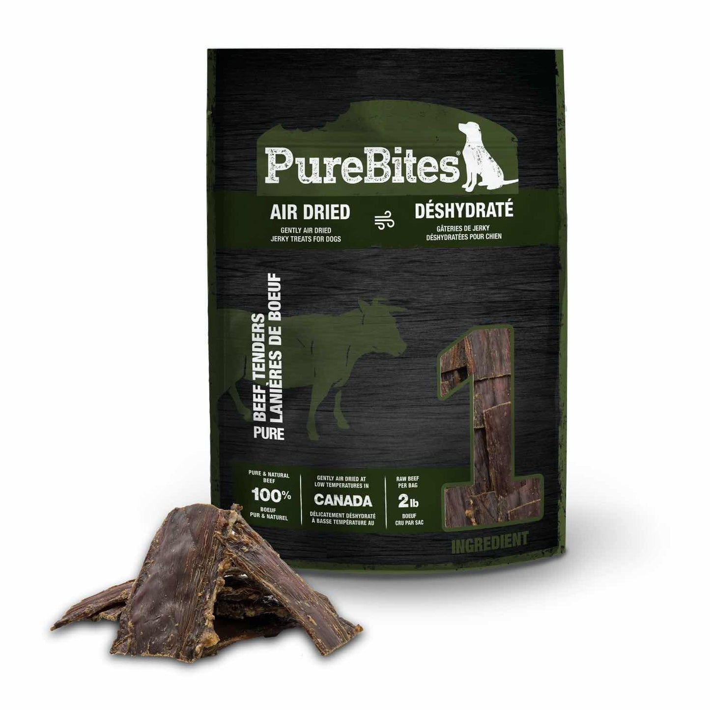 PureBites Jerky for Dogs (Beef) 213 g Bag