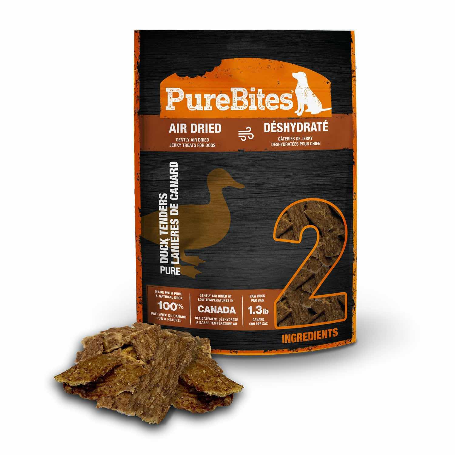 PureBites Jerky for Dogs (Duck) 156 g Bag