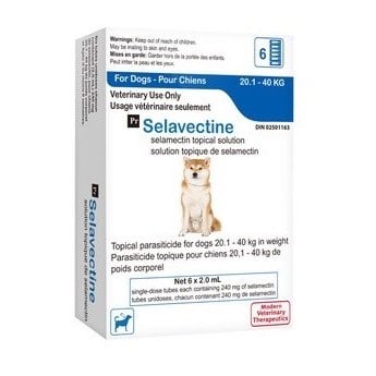 Selavectine for Dogs, 20.1 - 40 kg (Blue), 6 Tubes - product image 2