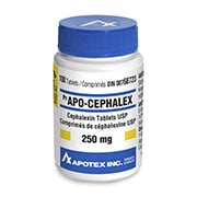 Apo - Cephalex Tablet 1 Bottle of 100 Tablets
