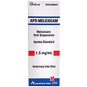 Apo-Meloxicam Suspension, 1.5 mg/ml, 100 mL - product image 1