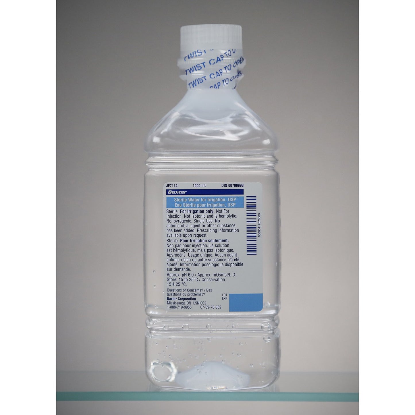 Pour - on Sterile Water for Irrigation 1000 mL Bag 100 %
