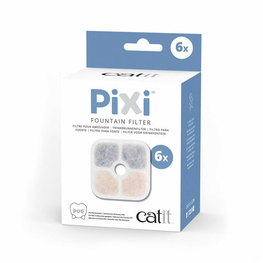 PIXI Fountain Filters for Cats Pack of 6