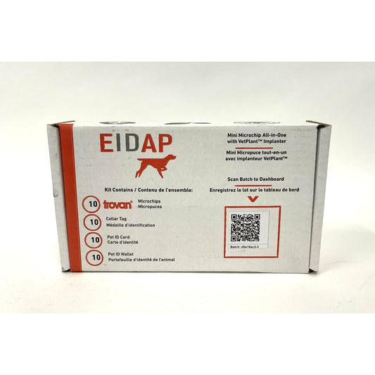 Microchip Minichip TROVAN ISO All - in - One with Single Use Implanter Pack of 10