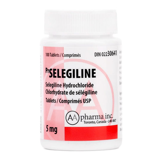 Selegiline Tablet Bottle of 100 Tablets