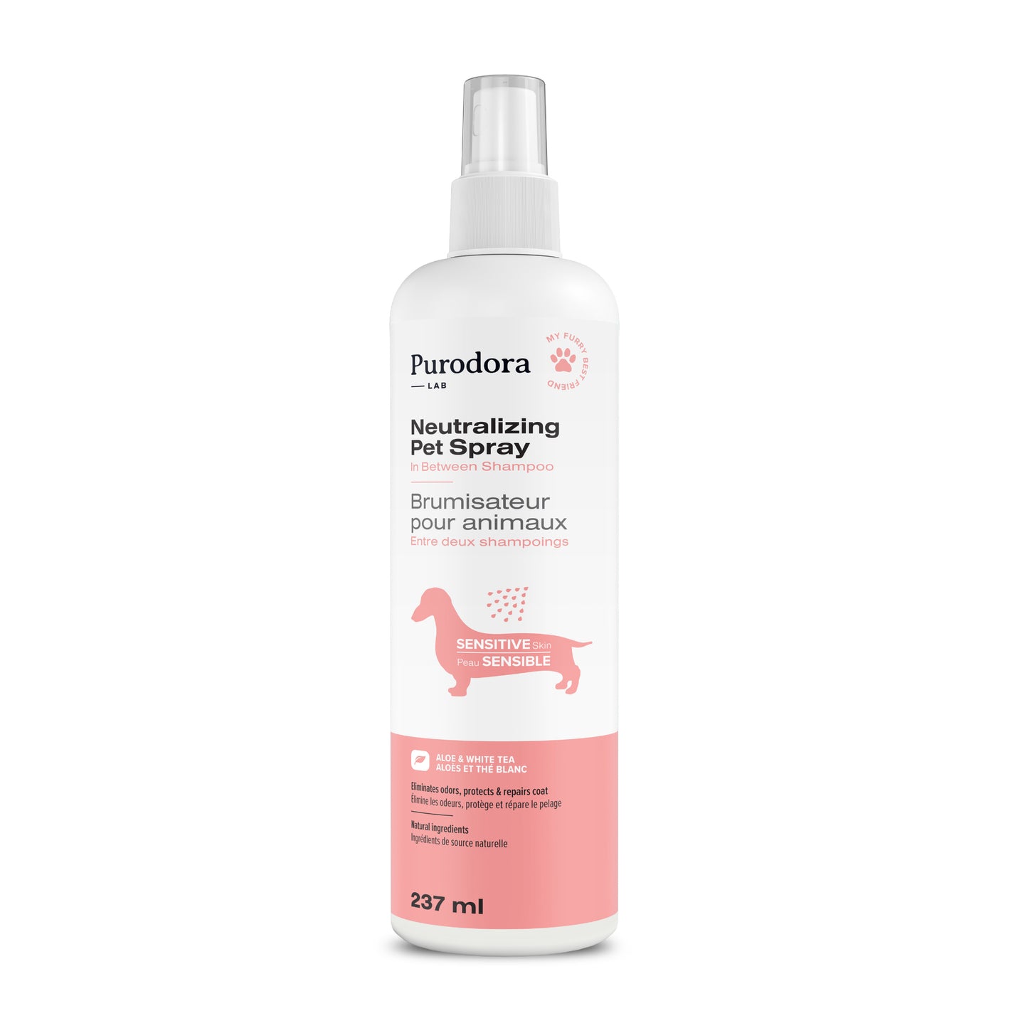 Neutralizing Pet Spray for Sensitive Skin for Dogs 237 mL Bottle