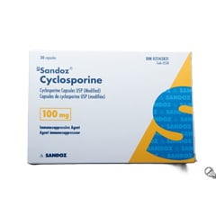 Cyclosporine, 100 mg, 30 Capsules - product image 1