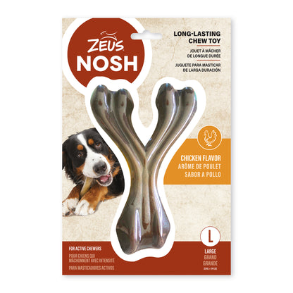 Nosh Wishbone Strong Chew Dog Toy - Chicken / Large - product image 1