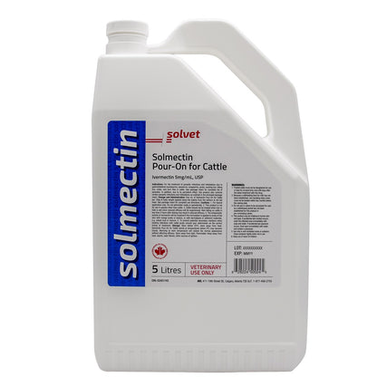 Solmectin Pour - on for Farm Animals 4 L 5 mg / mL
