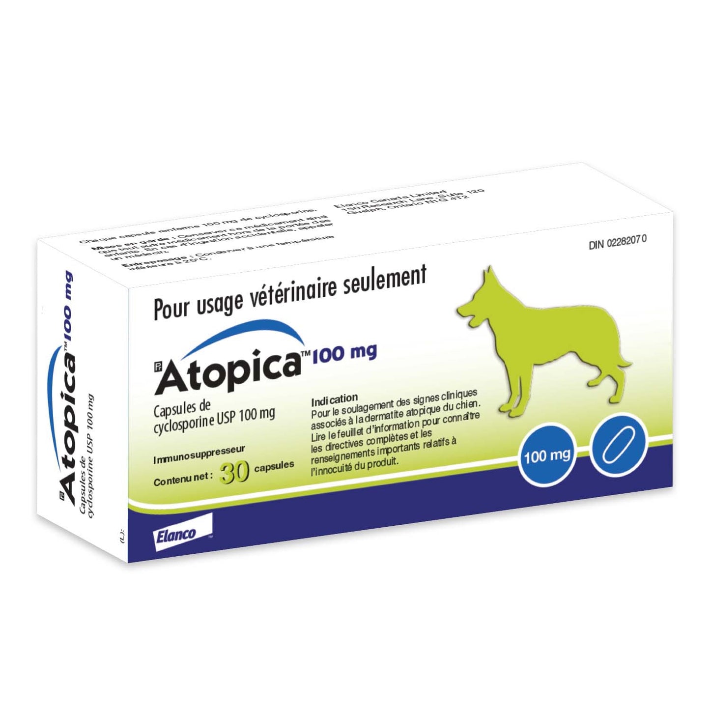Atopica for Dogs 30 Cap 100 mg