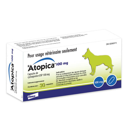 Atopica for Dogs 30 Cap 100 mg