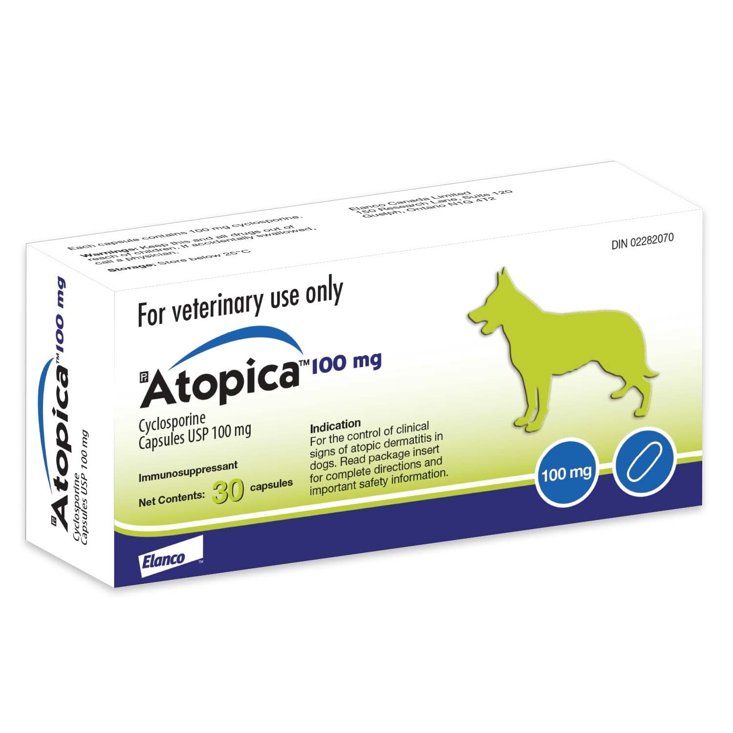 Atopica for Dogs 30 Cap 100 mg