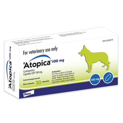 Atopica for Dogs 30 Cap 100 mg