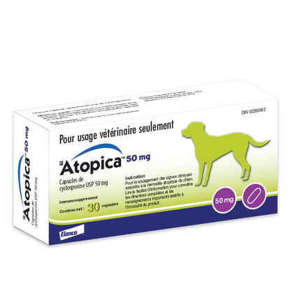 Atopica for Dogs 30 Cap 50 mg
