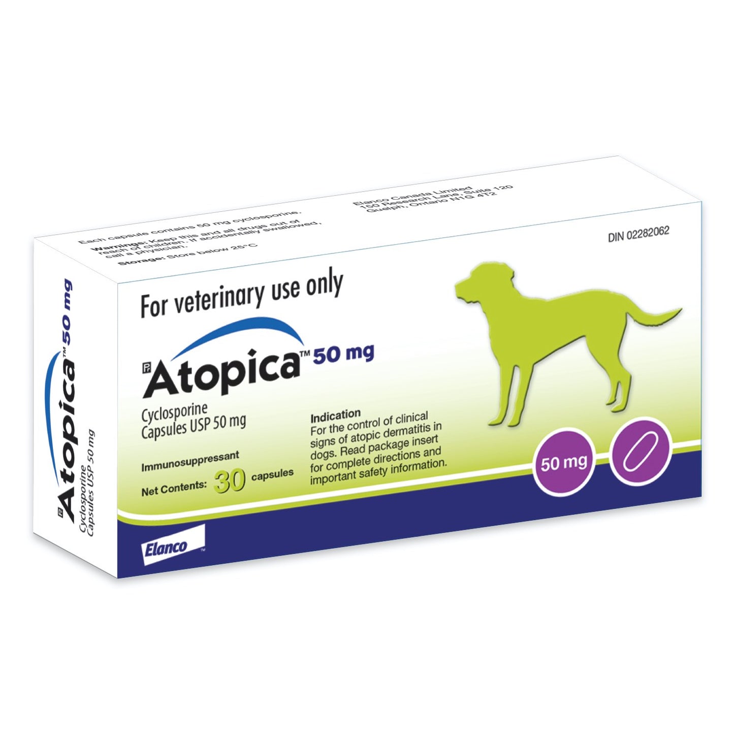 Atopica for Dogs 30 Cap 50 mg