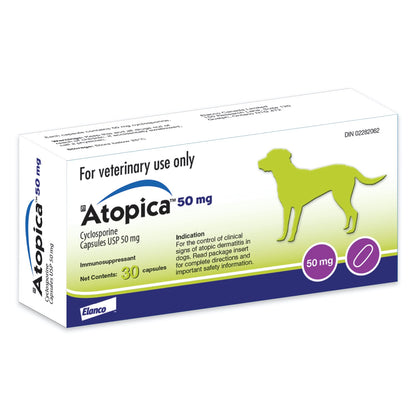 Atopica for Dogs 30 Cap 50 mg