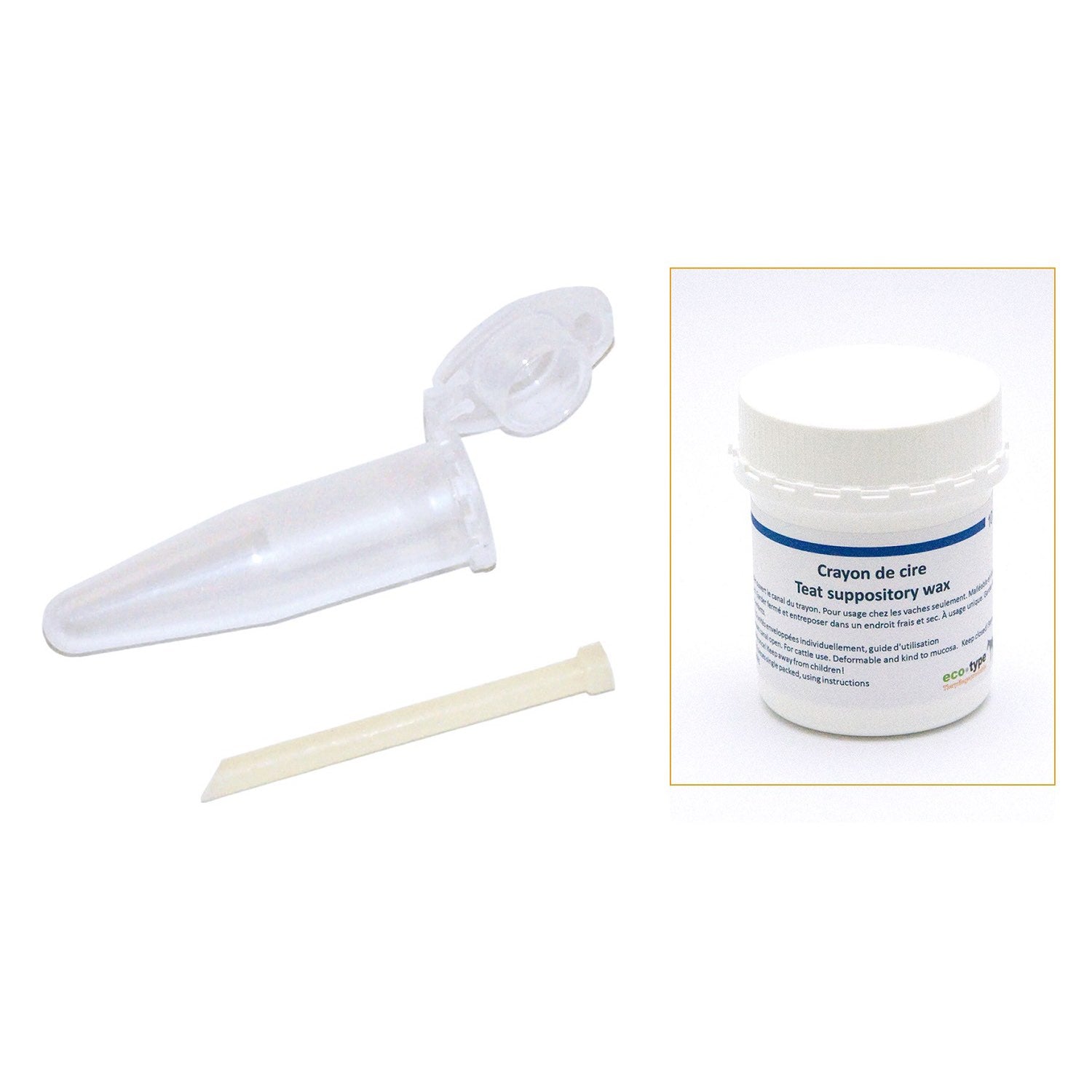 Wax Teat Dilator Sterile for Farm Animals Pack of 10