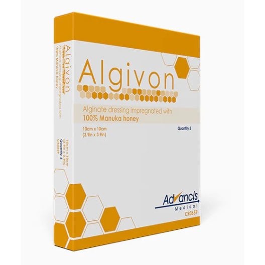 Algivon Dressing Box of 5, 10 cm x 10 cm